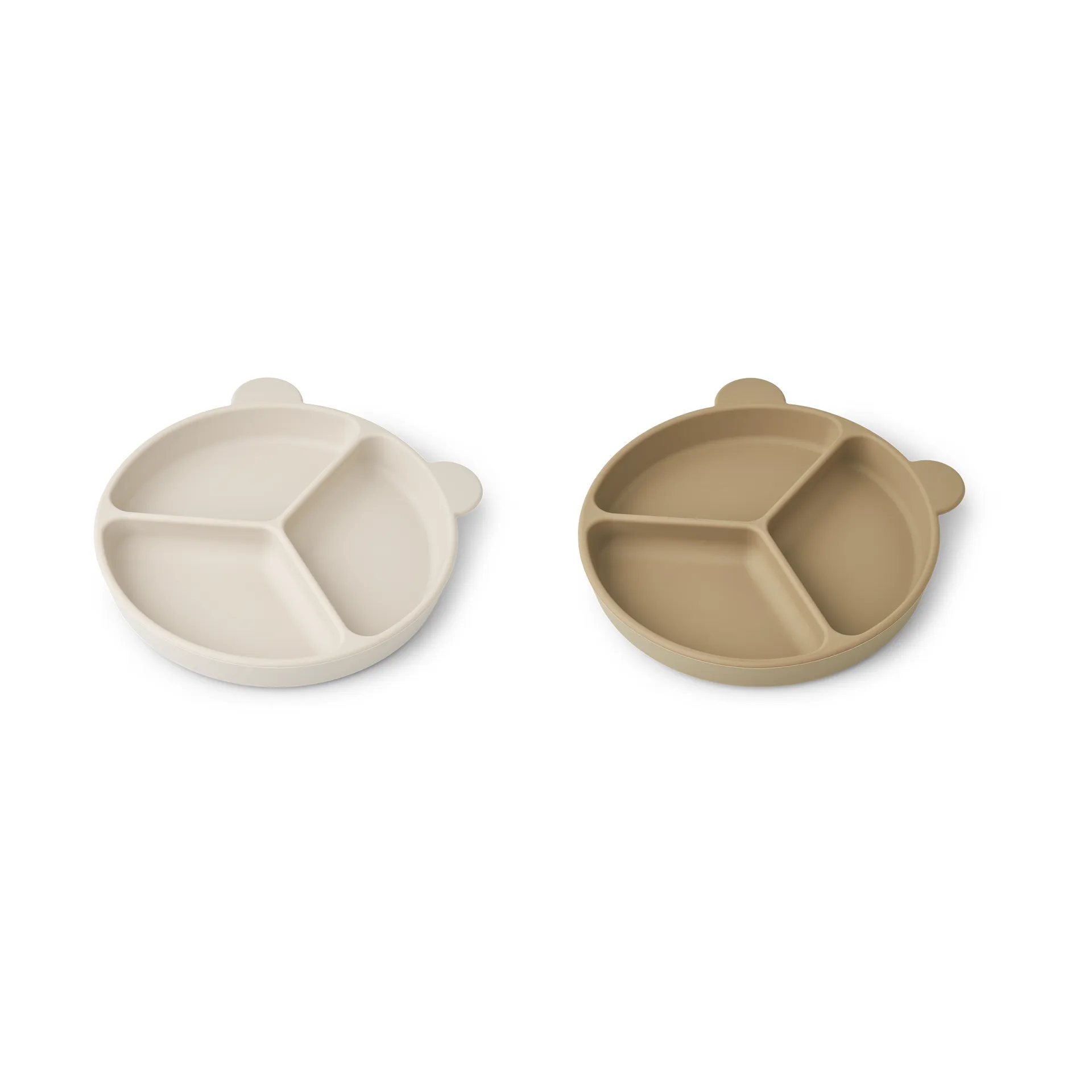 Stacy delt børnetallerken 2-pak, Sandy-Oat Liewood