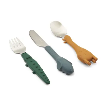Tove all together bestiksæt 3 dele - Golden caramel mix - Liewood