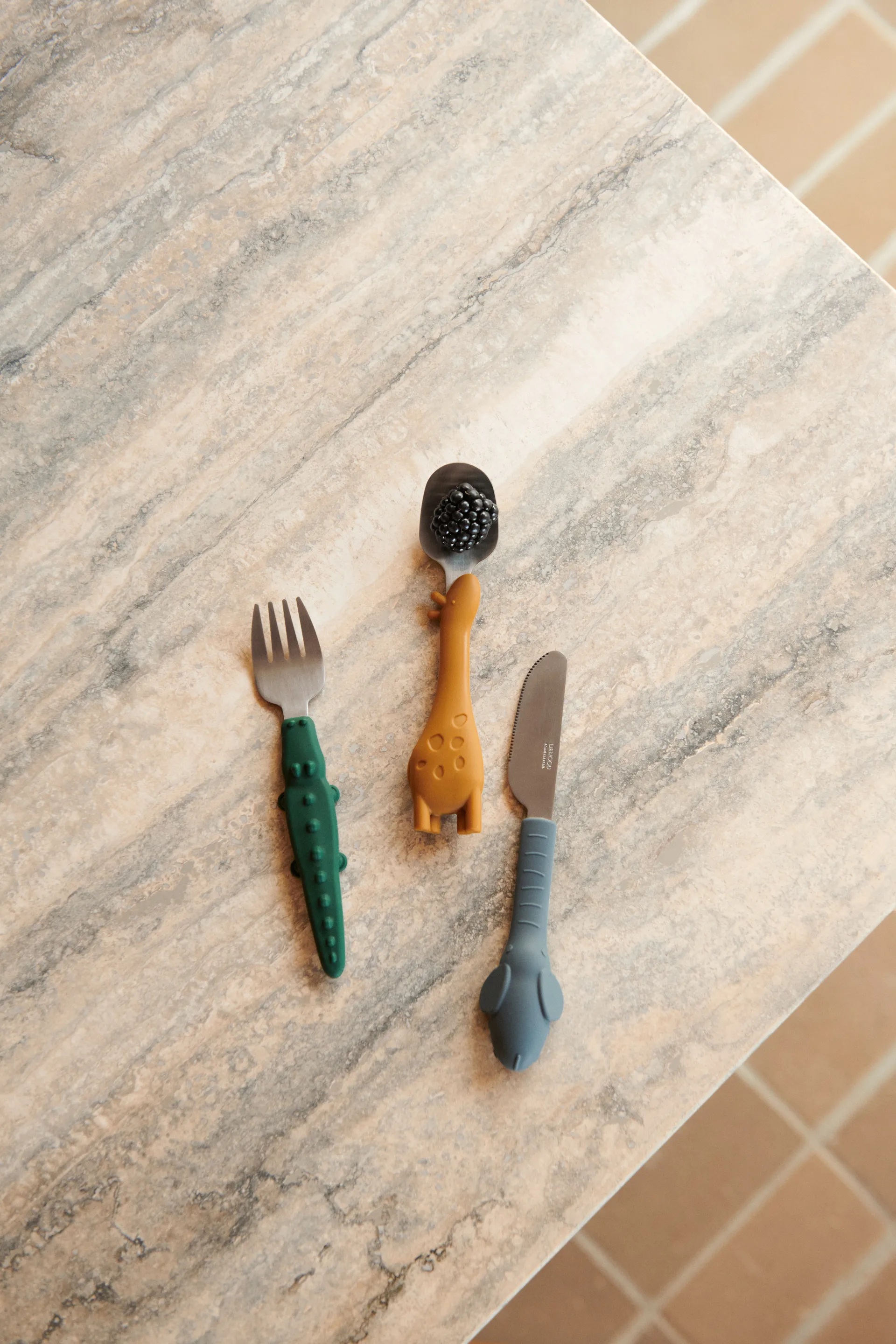 Tove all together bestiksæt 3 dele, Golden caramel mix Liewood