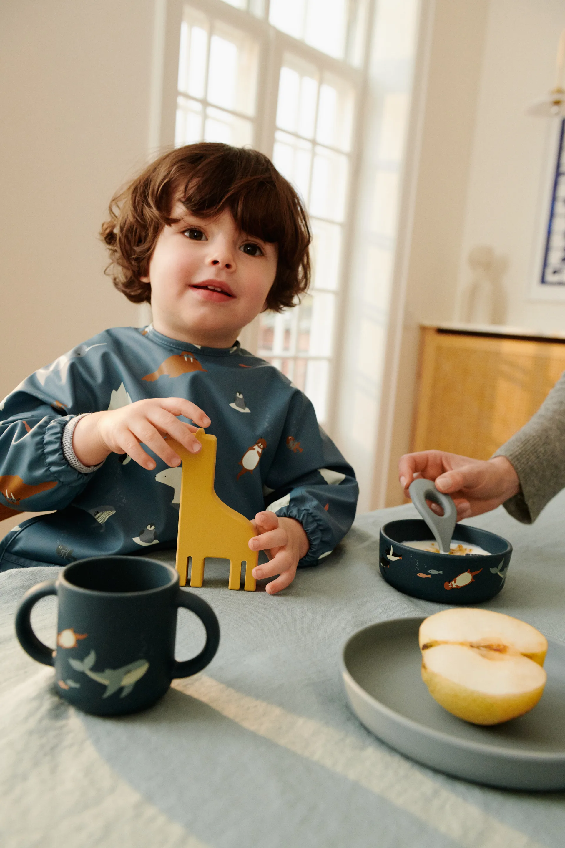 Vivi printed servicesæt 4 dele, Arctic Sea-Ocean view Liewood