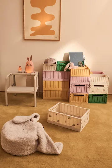 Weston opbevaringsboks - Peach-Sea shell, printet - Liewood