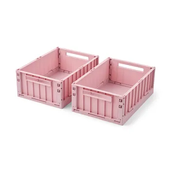 Weston opbevaringsboks - Rose blush, M, 2-pack - Liewood
