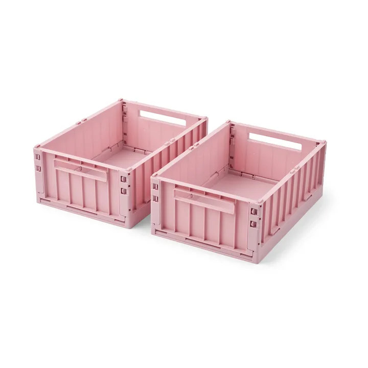 Weston opbevaringsboks - Rose blush, M, 2-pack - Liewood