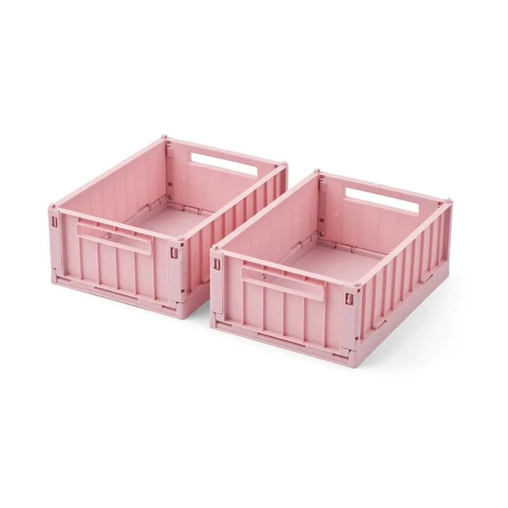 Weston opbevaringsboks - Rose blush, S, 2-pak - Liewood