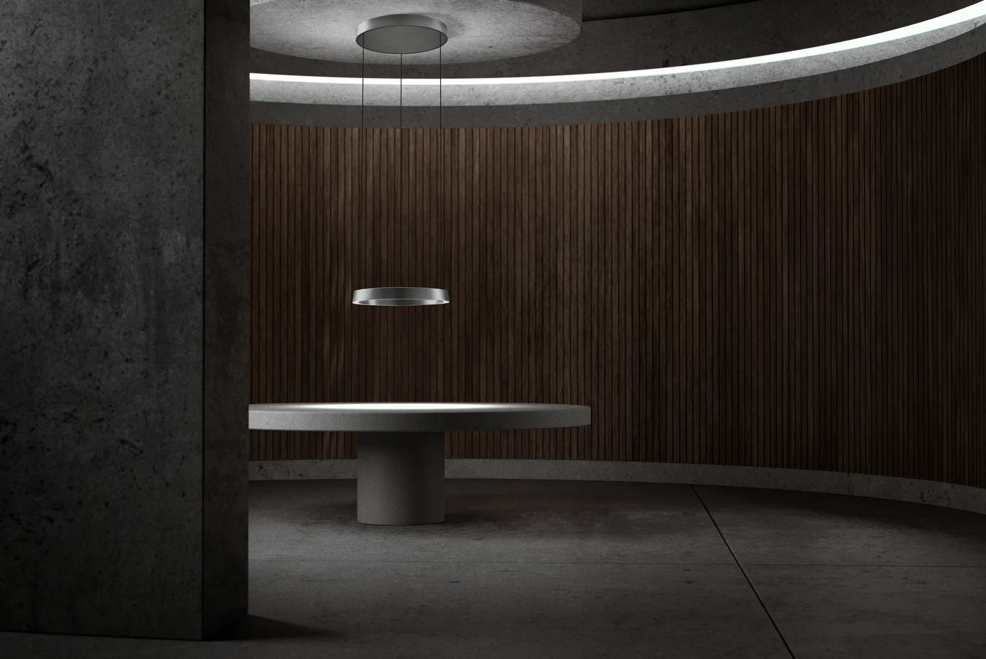 Edge round Ø40 pendel switch tune, Titanium Light-Point