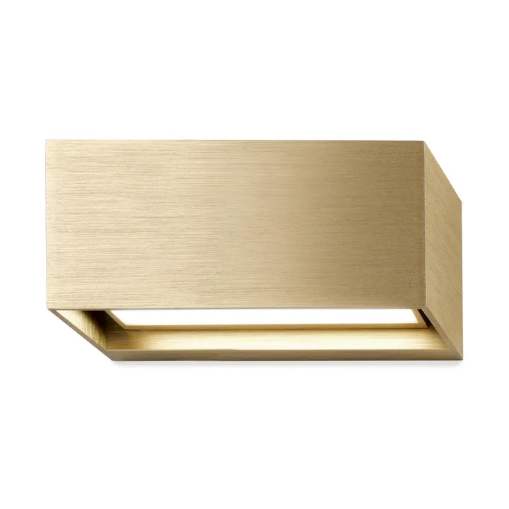 Linea W1 væglampe switch tune - Brass 7x15 cm - Light-Point