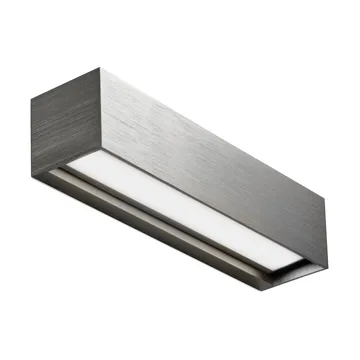 Linea W2 væglampe switch tune - Titanium, 7x30 cm - Light-Point