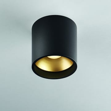 Solo Round spotlight - black/gold, 3000 kelvin - Light-Point