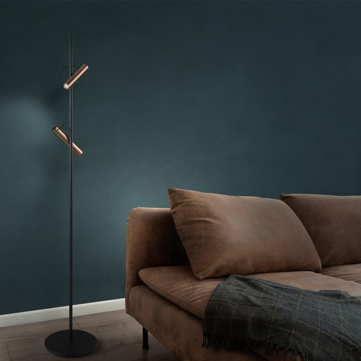 Spirit F1 gulvlampe, black/rose gold Light-Point