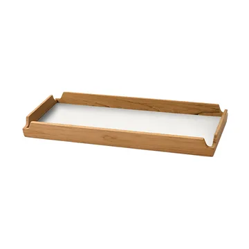 Airy Nupo bakke - Pure white-teak, slank - LIND DNA