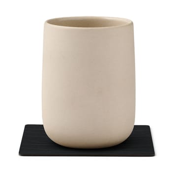 Buffalo vendbar glasbrik, firkant 1 stk. - sort-natur - LIND DNA