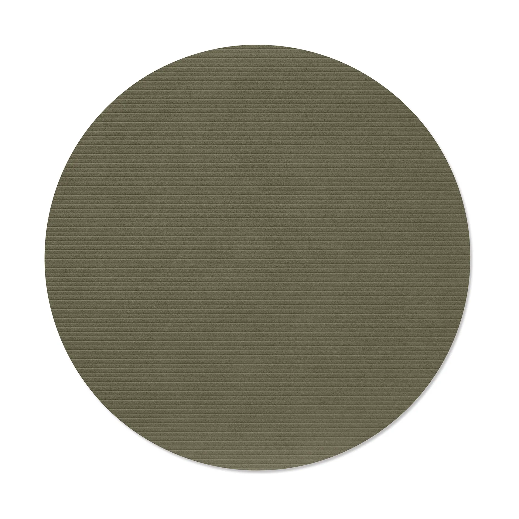 Corduroy dækkeserviet , Army green, circle, L LIND DNA