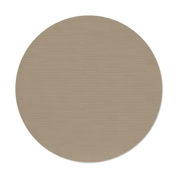 Corduroy dækkeserviet  - Clay brown, circle, L - LIND DNA