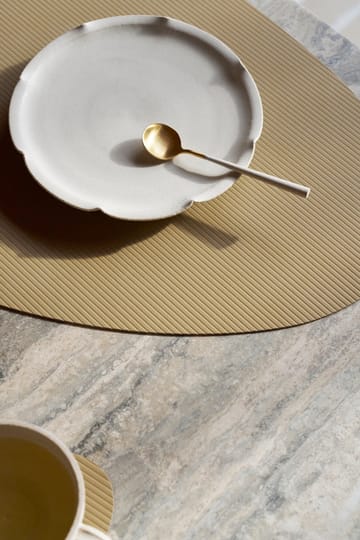 Corduroy dækkeserviet curve L - Lemon Sorbet - LIND DNA