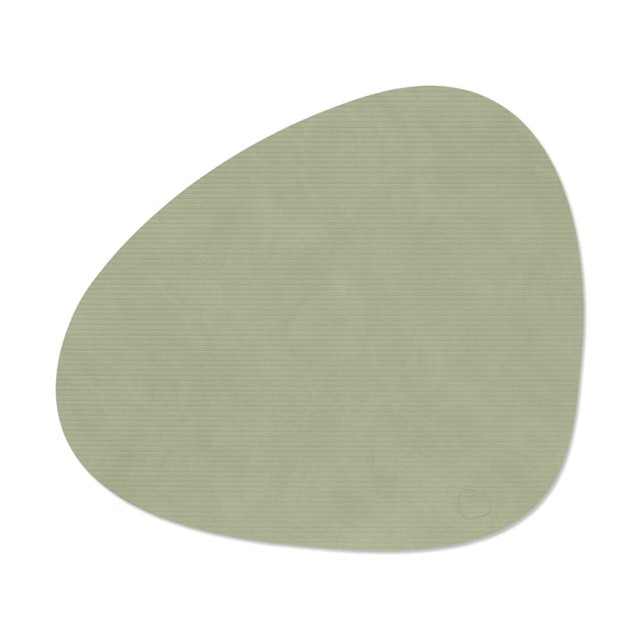 Corduroy dækkeserviet curve L - Olive Green - LIND DNA
