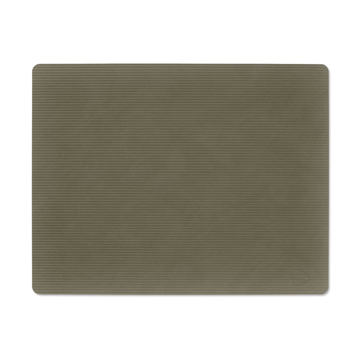Corduroy dækkeserviet square L - Army Green - LIND DNA