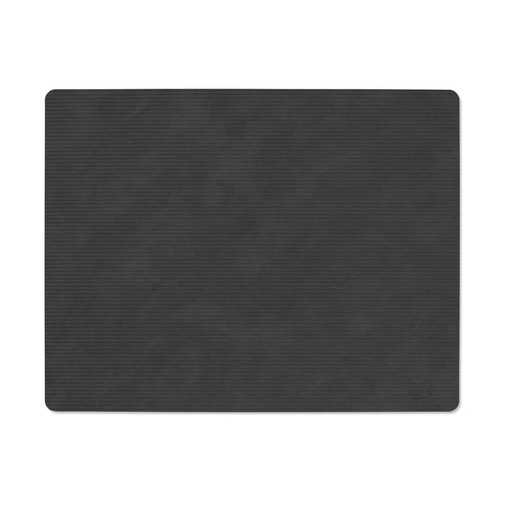 Corduroy dækkeserviet square L - Black - LIND DNA