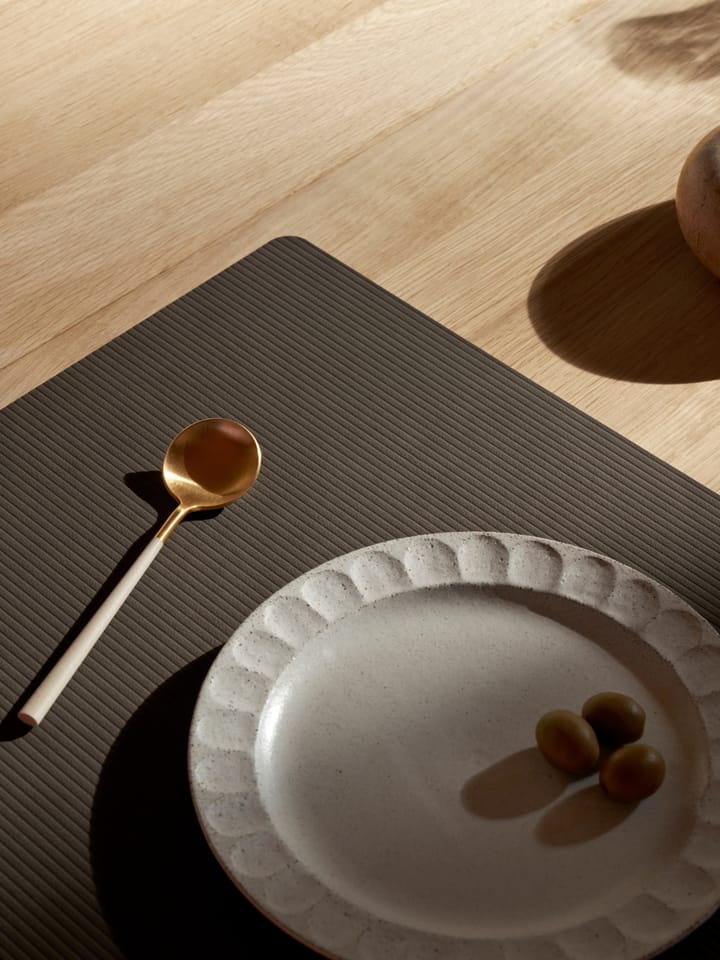 Corduroy dækkeserviet square L, Caviar LIND DNA
