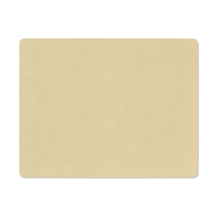 Corduroy dækkeserviet square L - Lemon Sorbet - LIND DNA