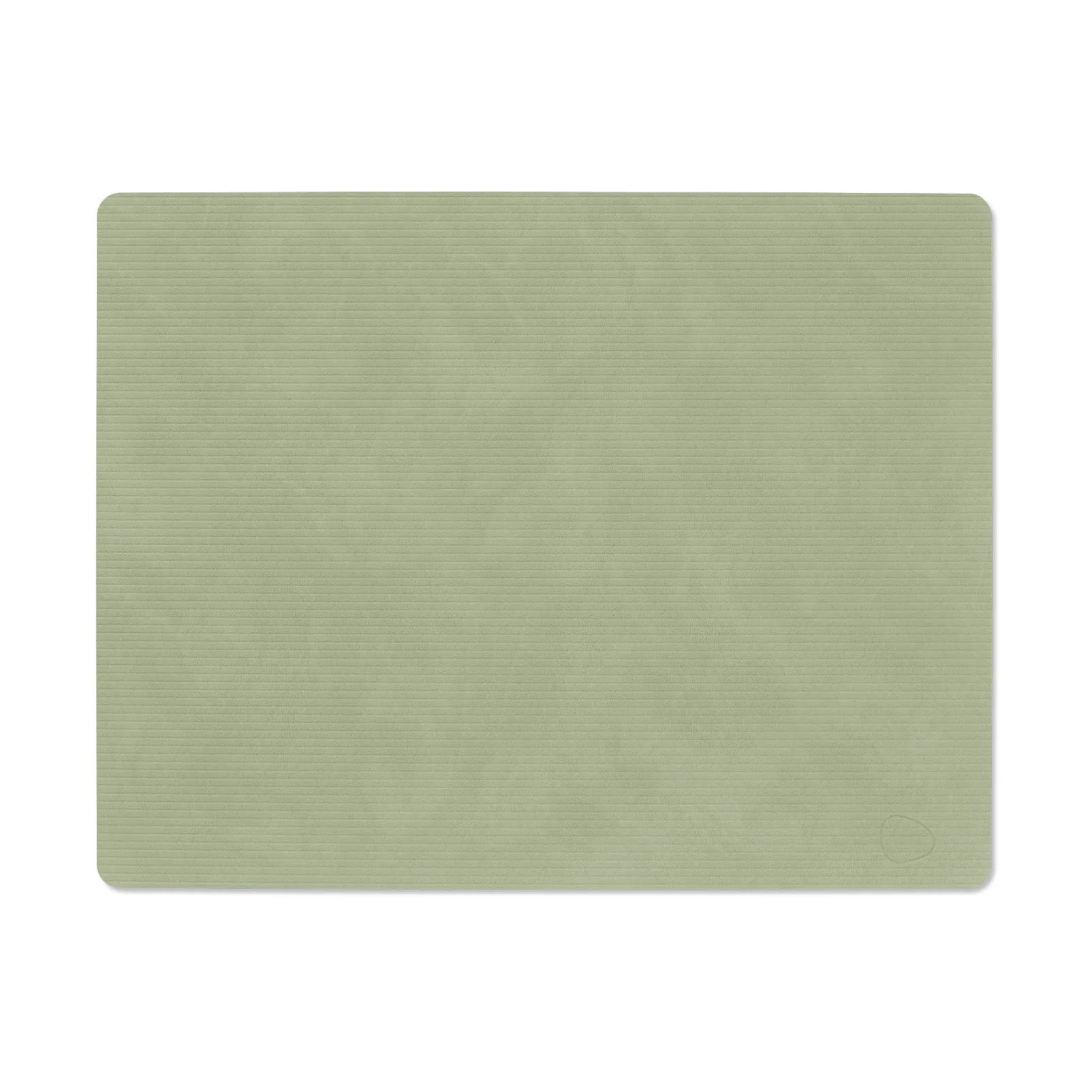Corduroy dækkeserviet square L, Olive Green LIND DNA