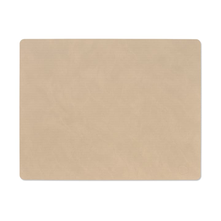 Corduroy dækkeserviet square L - Sand - LIND DNA