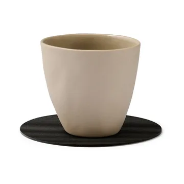 Corduroy glasbrikker - Black ink, circle - LIND DNA