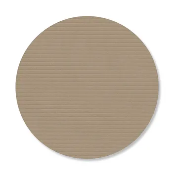 Corduroy glasbrikker - Clay brown, circle - LIND DNA
