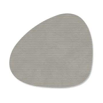 Corduroy glasbrikker curve - Light Grey - LIND DNA
