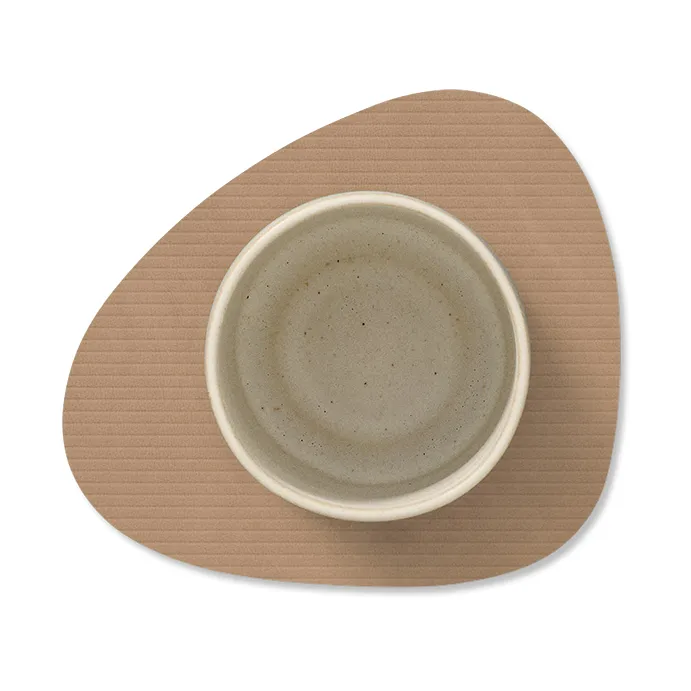 Corduroy glasbrikker curve - Nougat - LIND DNA