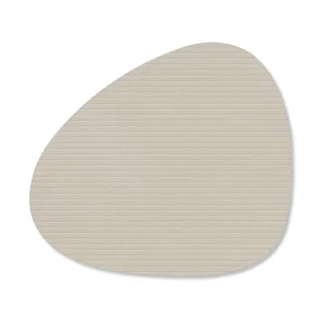 Corduroy glasbrikker curve - Oyster White - LIND DNA