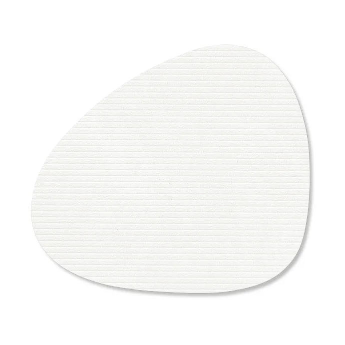 Corduroy glasbrikker curve - Pure white - LIND DNA