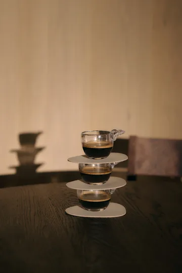 Corduroy glasbrikker curve - Pure white - LIND DNA