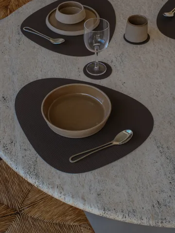 Corduroy glasbrikker - Hazel, circle - LIND DNA