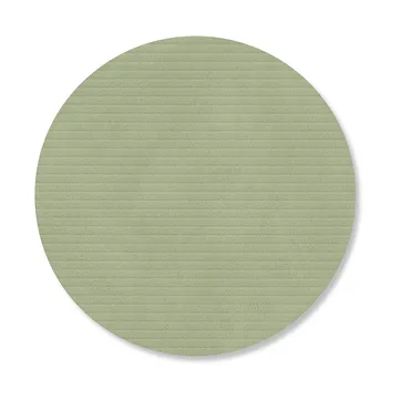 Corduroy glasbrikker - Olive green, circle - LIND DNA