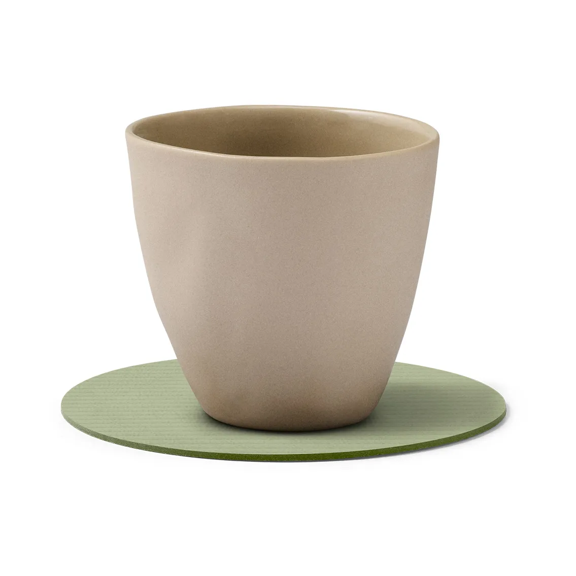 Corduroy glasbrikker, Olive green, circle LIND DNA