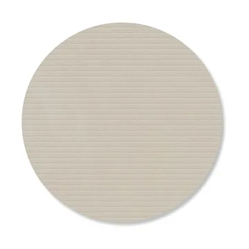 Corduroy glasbrikker - Oyster white, circle - LIND DNA