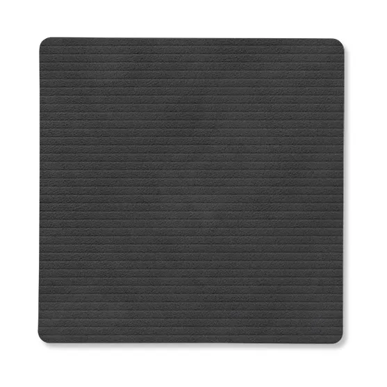 Corduroy glasbrikker square, Black LIND DNA