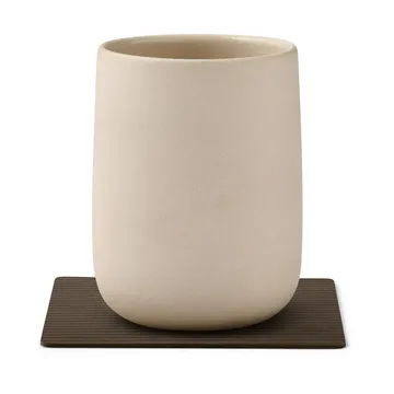 Corduroy glasbrikker square - Caviar - LIND DNA