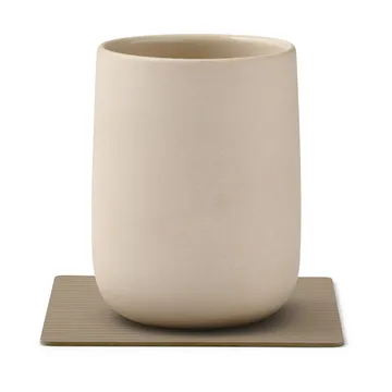 Corduroy glasbrikker square - Clay Brown - LIND DNA