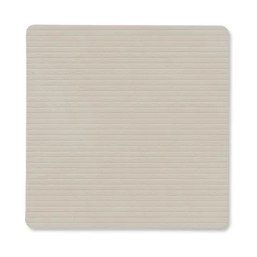 Corduroy glasbrikker square - Oyster White - LIND DNA