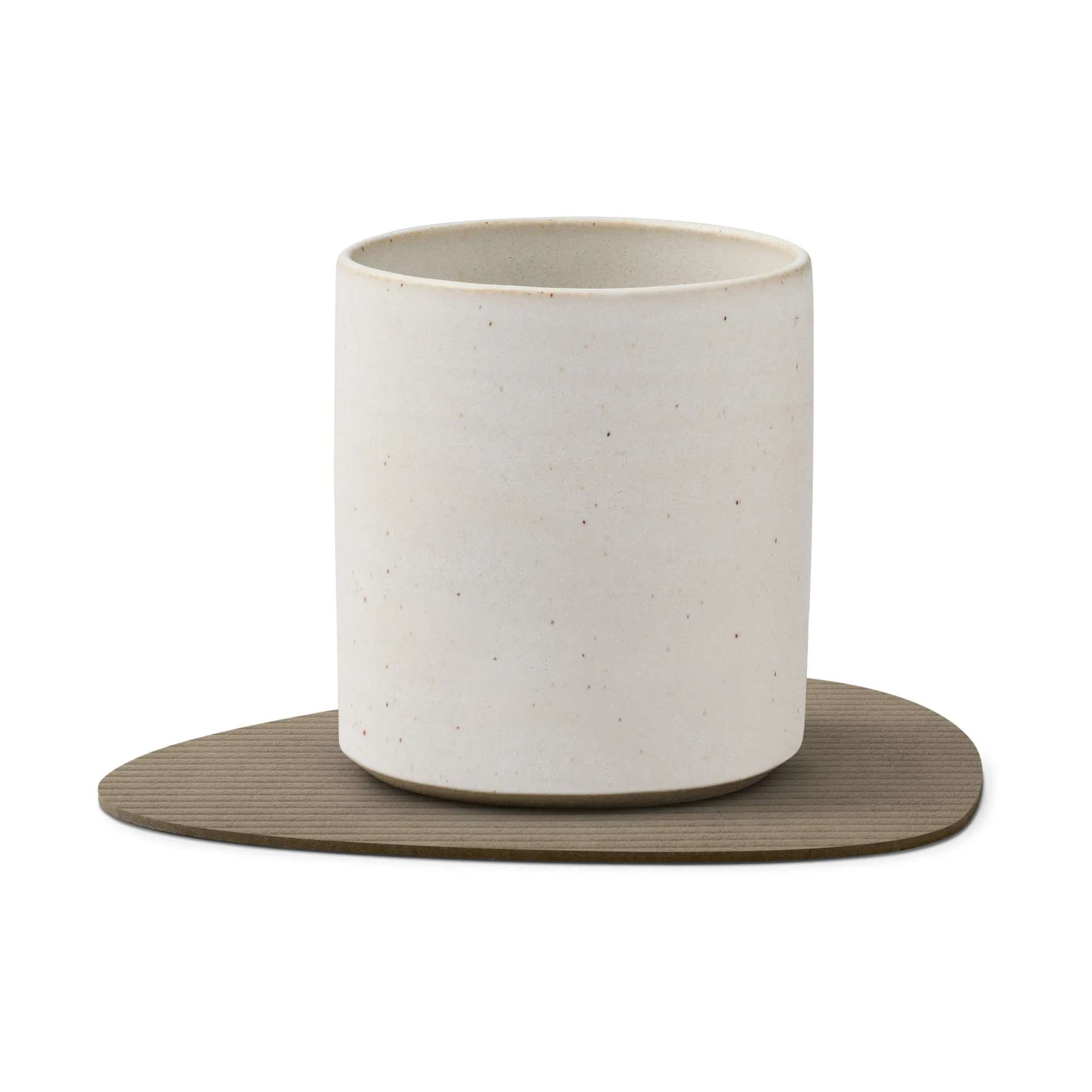 Corduroy glasunderlag curve, Nomad Grey LIND DNA