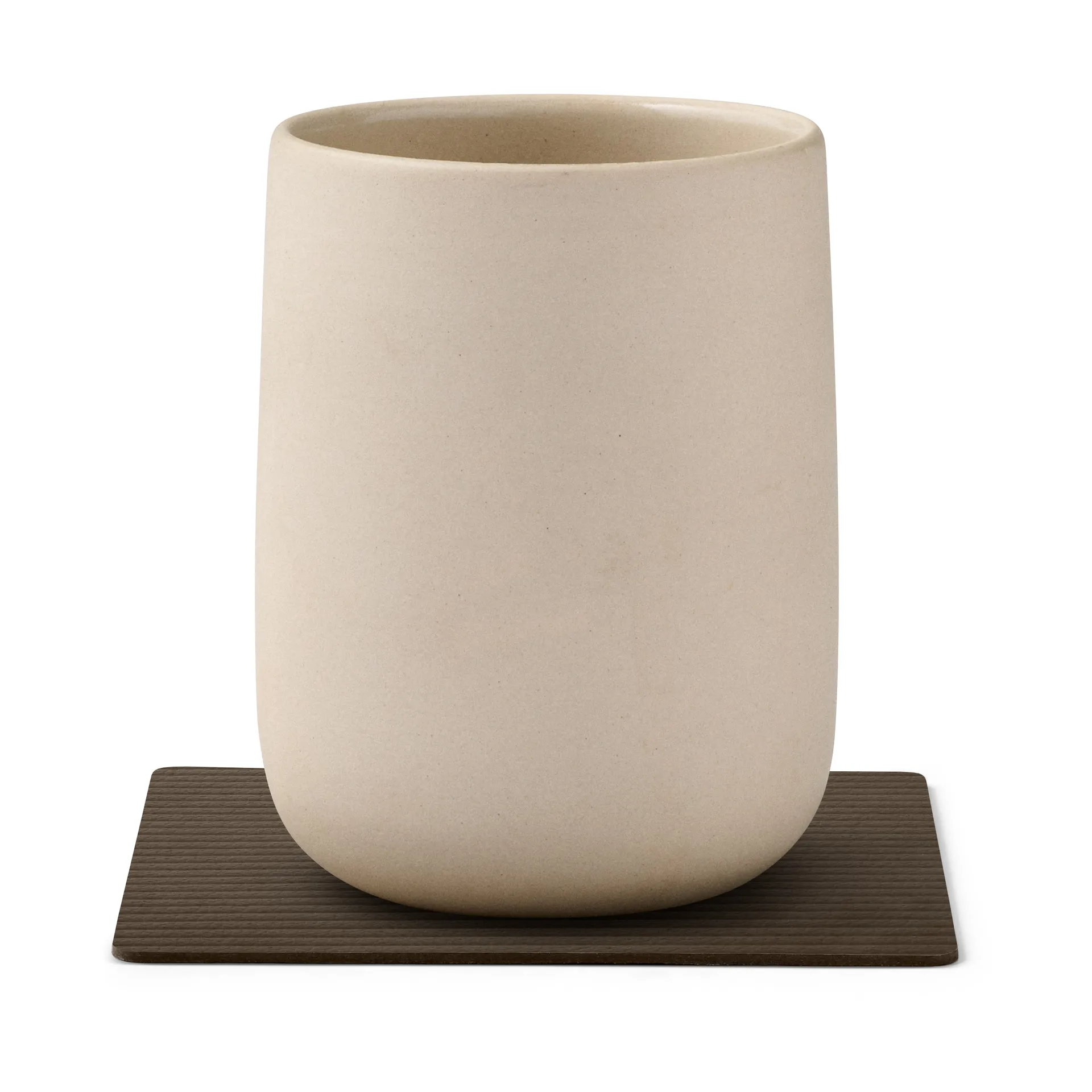 Corduroy glasunderlag square, Caviar LIND DNA