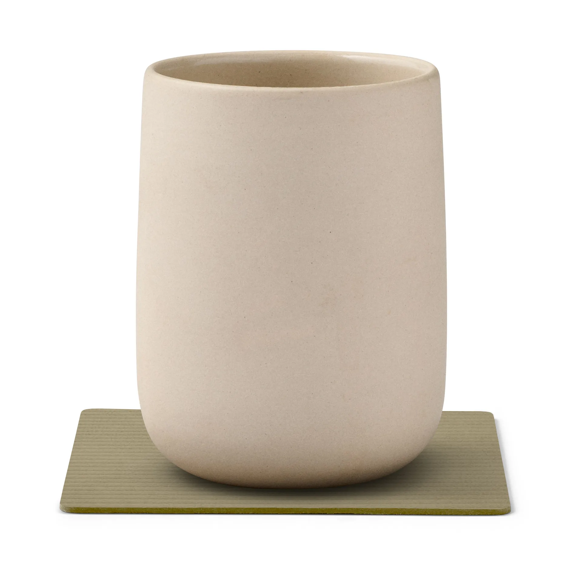 Corduroy glasunderlag square, Herbal Dust LIND DNA