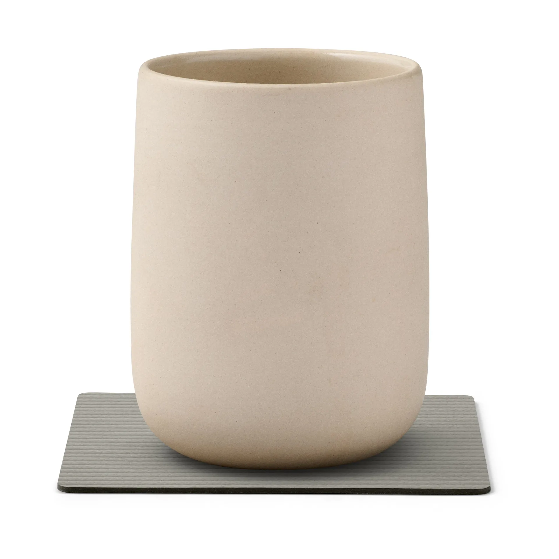 Corduroy glasunderlag square, Light Grey LIND DNA