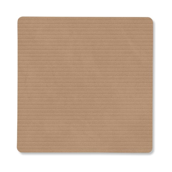 Corduroy glasunderlag square - Nougat - LIND DNA