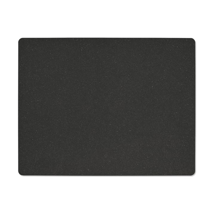 Core dækkeserviet square L  - Flecked anthracite - LIND DNA