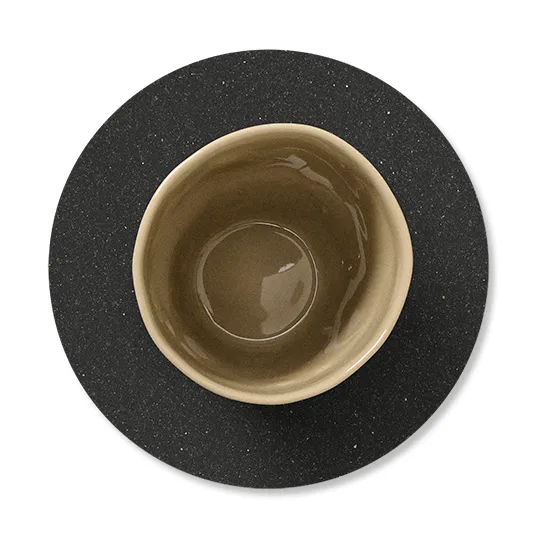 Core glasbrik circle, Flecked anthracite LIND DNA