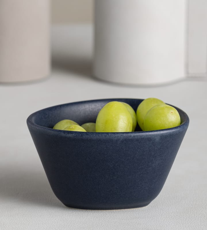 Curve Stoneware skål S 10x11 cm, Navy Blue LIND DNA