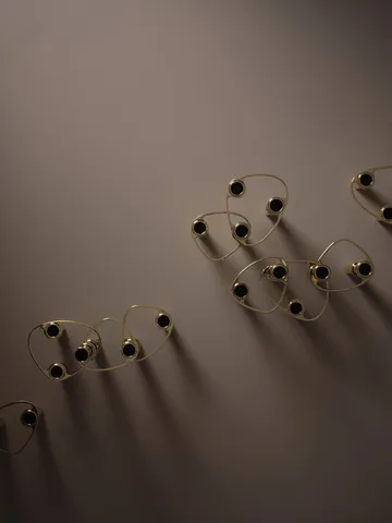 Lind Curve kombinerbar lysestage 24K guldbelagt - Double - LIND DNA
