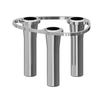 Lind Curve kombinerbar lysestage krom - Triple - LIND DNA